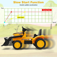 12V Battery Powered Bulldozer Digger with Adjustable Digging Bucket