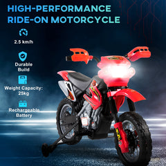 Kids Electric Motorbike Children 6V Battery Power Scooter Ride on Motorcycle